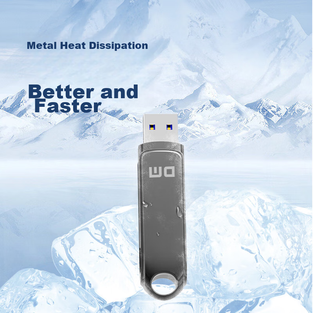 DM Daimai 128GB USB3.2 Type-C высокоскоростной твердотельный накопитель, FS530, металлический автомобильный USB-накопитель двойного назначения для телефона и компьютера, скорость чтения 530 МБ/с - Фото 8 DM Daimai 128GB USB3.2 Type-C высокоскоростной твердотельный накопитель, FS530, металлический автомобильный USB-накопитель двойного назначения для телефона и компьютера, скорость чтения 530 МБ/с - изображение 8