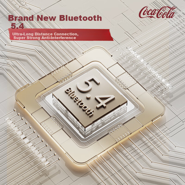 Наушники Coca-Cola T36S Bluetooth (6978641740033) - Фото 3 Наушники Coca-Cola T36S Bluetooth (6978641740033) - изображение 3