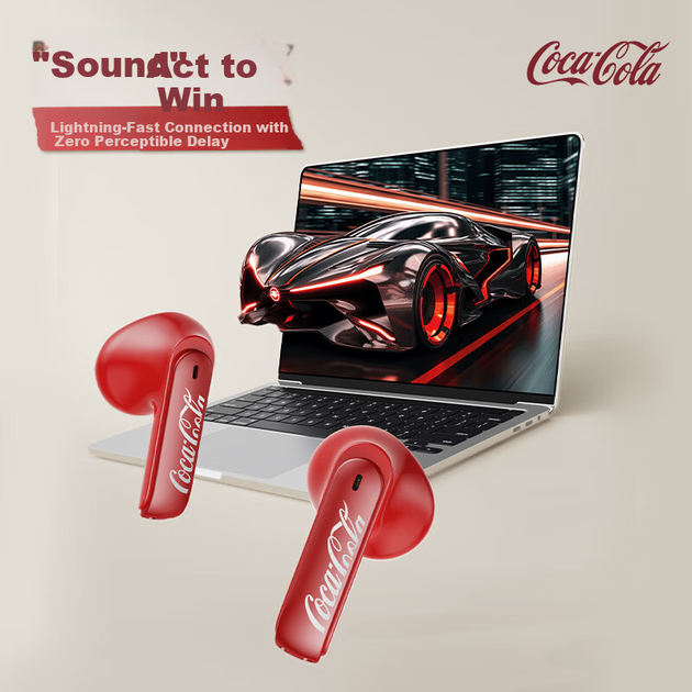 Наушники Coca-Cola T36S Bluetooth (6978641740033) - Фото 5 Наушники Coca-Cola T36S Bluetooth (6978641740033) - изображение 5
