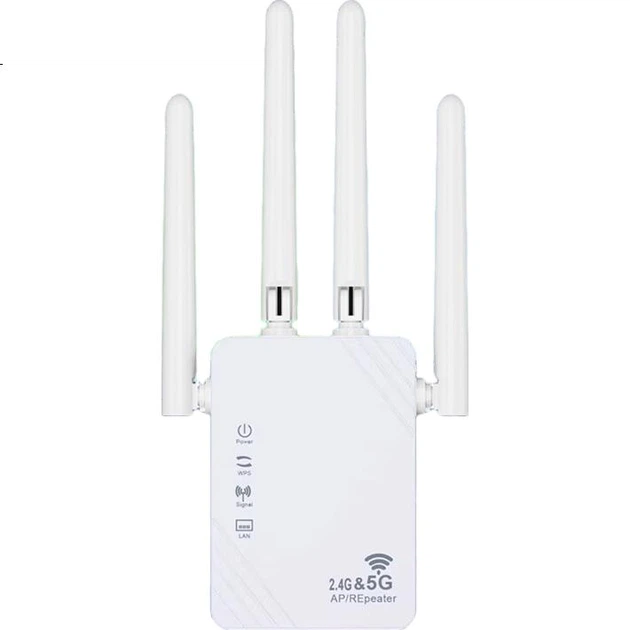 Усилитель сигнала Wi-Fi Tengfei двухдиапазонный 1200 Мбит/с, репитер для дома - изображение 2