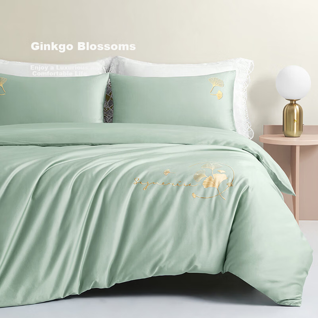 Комплект постельного белья Boyang Home Textiles хлопок 60 нитей, простыня и пододеяльник, для кровати 1.5 м - изображение 2