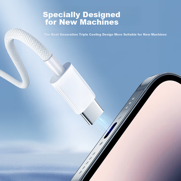 Комплект Зарядное устройство 45W USB-C + Кабель USB-C - USB-C 1 м (JK05) - Фото 6 Комплект Зарядное устройство 45W USB-C + Кабель USB-C - USB-C 1 м (JK05) - изображение 6