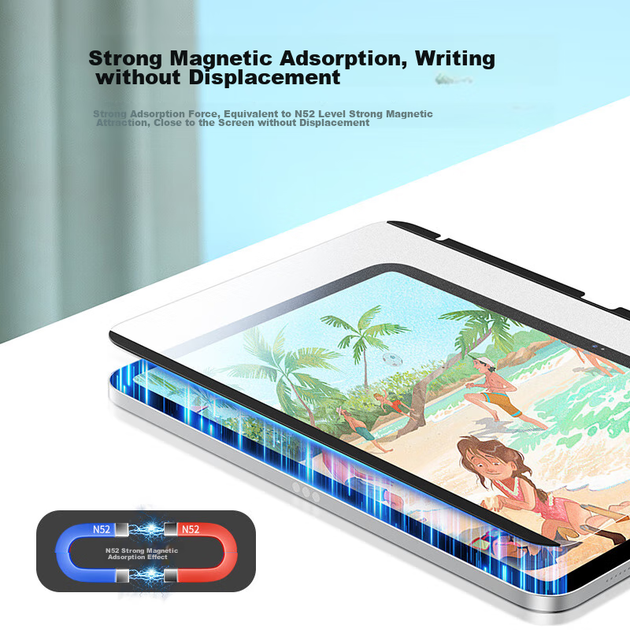 Пленка UGREEN для iPad Pro 12.9 дюйма 2018-2022 магнитная под бумагу для рисования - изображение 5