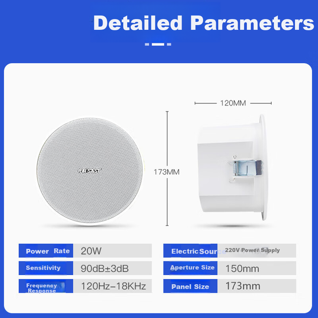Беспроводной комплект потолочных колонок SAST G3 с Bluetooth, встраиваемые потолочные колонки со встроенным усилителем, активная фоновая музыка для гостиной, конференц-зала, магазина, вещания, домашнего использования, один на один - Фото 6 Беспроводной комплект потолочных колонок SAST G3 с Bluetooth, встраиваемые потолочные колонки со встроенным усилителем, активная фоновая музыка для гостиной, конференц-зала, магазина, вещания, домашнего использования, один на один - изображение 6