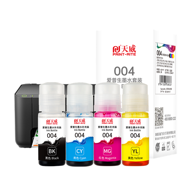 Чернила PRINT-RITE 004 для принтеров Epson L3251 L3255 L3258 L3256 3558 3556 3266 3153 3268 3158 3219 3253 1258, четыре цвета. - Фото 1 Чернила PRINT-RITE 004 для принтеров Epson L3251 L3255 L3258 L3256 3558 3556 3266 3153 3268 3158 3219 3253 1258, четыре цвета. - изображение 1