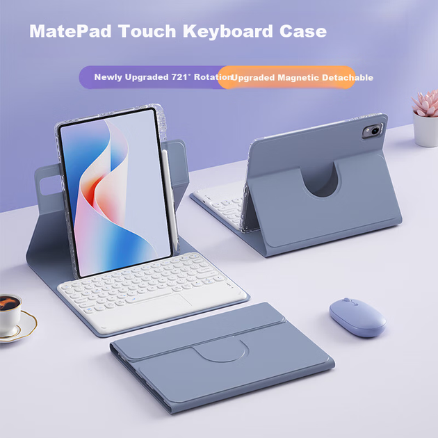Чехол BOW Hangshi HC039 для планшета Huawei MatePad Air 12 дюймов, умный магнитный съемный чехол со слотом для стилуса, универсальный, темно-зеленый (12 дюймов). - Фото 9 Чехол BOW Hangshi HC039 для планшета Huawei MatePad Air 12 дюймов, умный магнитный съемный чехол со слотом для стилуса, универсальный, темно-зеленый (12 дюймов). - изображение 9