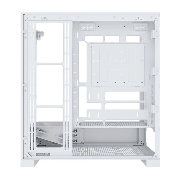 Игровой корпус VALKYRIE VK03TOU LITE WHITE ATX для настольных компьютеров, поддержка водяного охлаждения 360 мм, тройная панель из закаленного стекла, поддержка задней панели. - изображение 8