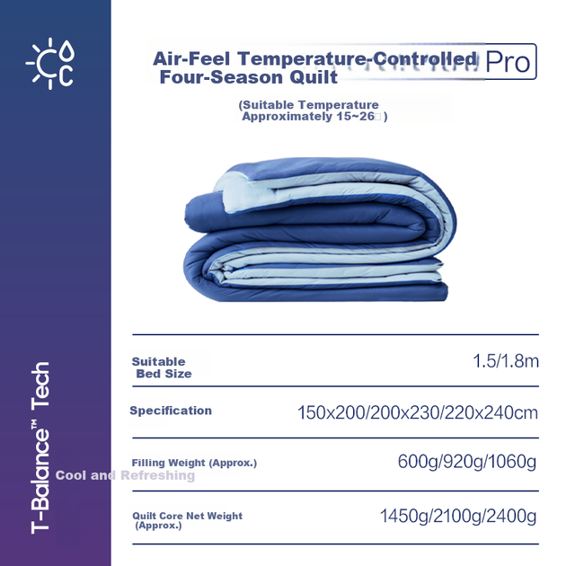 Одеяло NetEase Yanxuan Four Seasons Quilt Pro антибактериальное всесезонное, 2.2x2.4 м - Фото 12 Одеяло NetEase Yanxuan Four Seasons Quilt Pro антибактериальное всесезонное, 2.2x2.4 м - изображение 12