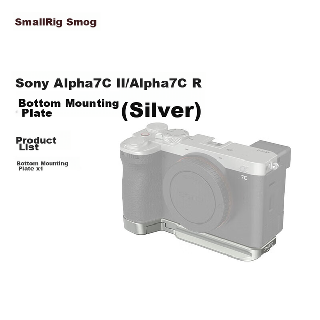 SmallRig 4439, подходит для подставки камеры Sony A7C II, клетки для беззеркальной камеры Sony A7C II, аксессуар для фотосъемки, комплект расширительной рамы с полным покрытием, аксессуары для съемки. - изображение 4