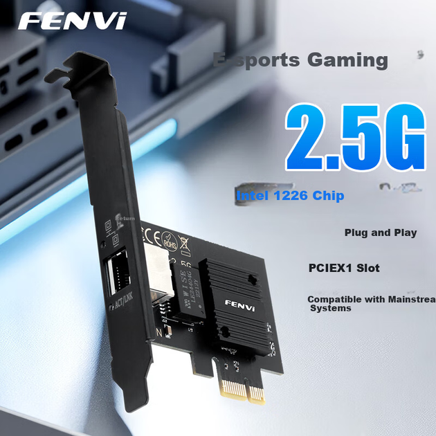 Сетевая карта Fenvi Intel I226 PCI Express / 2.5 Гбит/с Ethernet - изображение 2