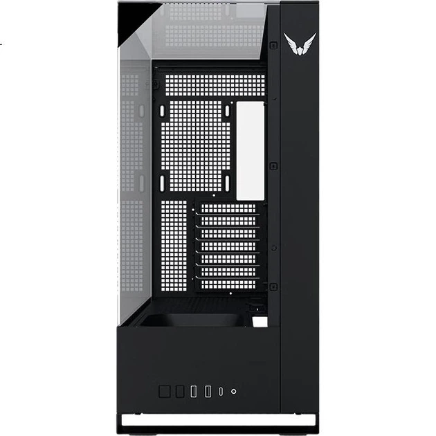 Корпус VALKYRIE VK03TOU Lite ATX с тремя стеклянными панелями и поддержкой СЖО 360 мм, черный - изображение 2