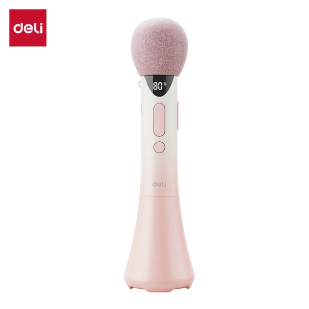 Мегафон Deli Little Bee 17 Вт с Bluetooth и микрофоном для лекций, розовый - изображение 8