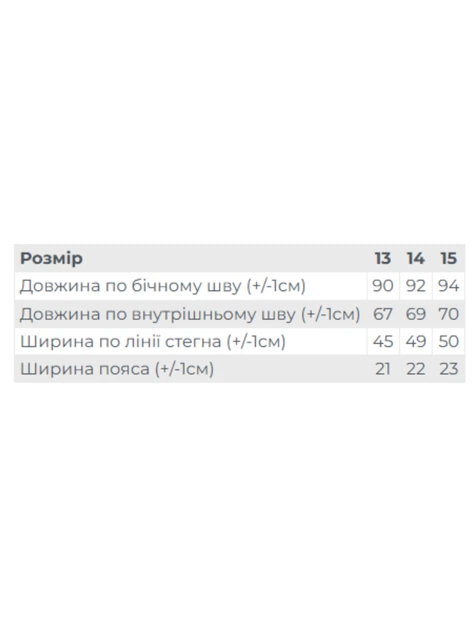 Дитячі джинси для дівчинки широкого крою NoBrand 152 Блакитний (p-20753-249423) - зображення 6