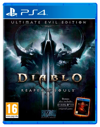 Игра Diablo III: Reaper of Souls — Ultimate Evil Edition для PS4 (Blu-ray диск) RUS Б/У - Фото 1 Игра Diablo III: Reaper of Souls — Ultimate Evil Edition для PS4 (Blu-ray диск) RUS Б/У - изображение 1