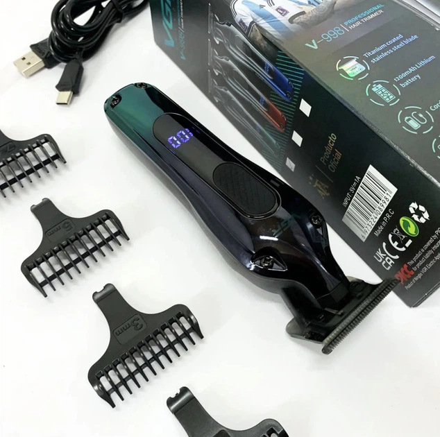 Акумуляторна машинка для стрижки VGR V-998 - изображение 4