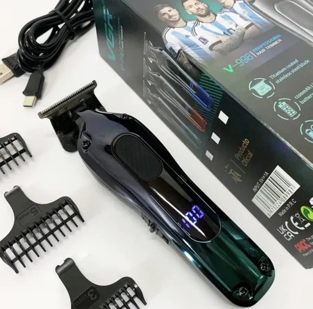 Акумуляторна машинка для стрижки VGR V-998 - изображение 6