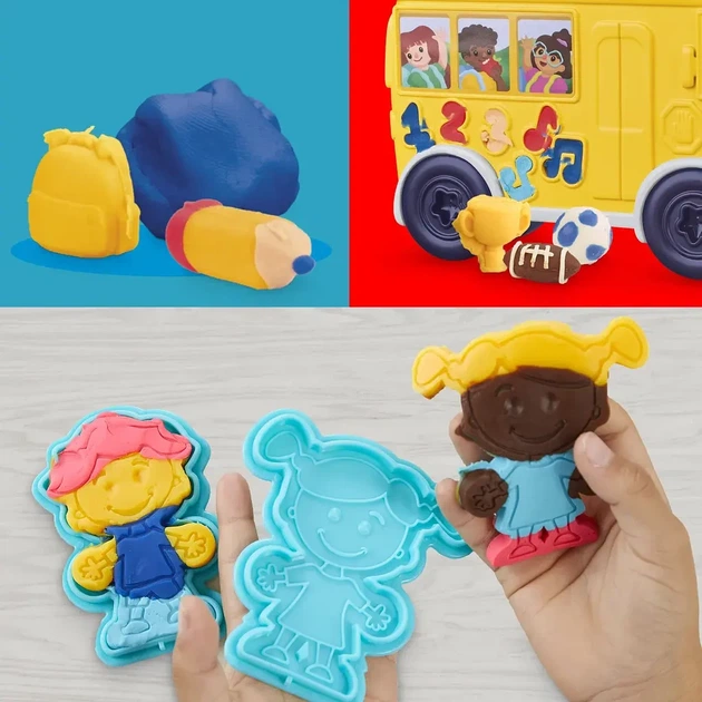 Набор для творчества Hasbro Play-Doh с массой для лепки Школьные приключения (F9140) - изображение 8