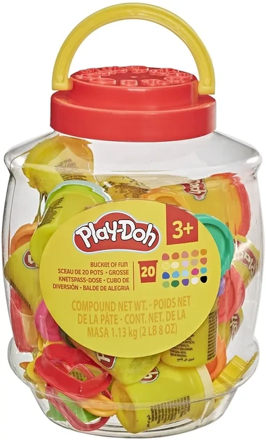 Набор массы для лепки Hasbro Play-Doh Ведро с развлечениями (F1530) - изображение 2