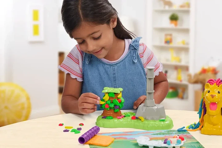 Набор для творчества Play-Doh с массой для лепки Лев и друзья (F7221) - изображение 8