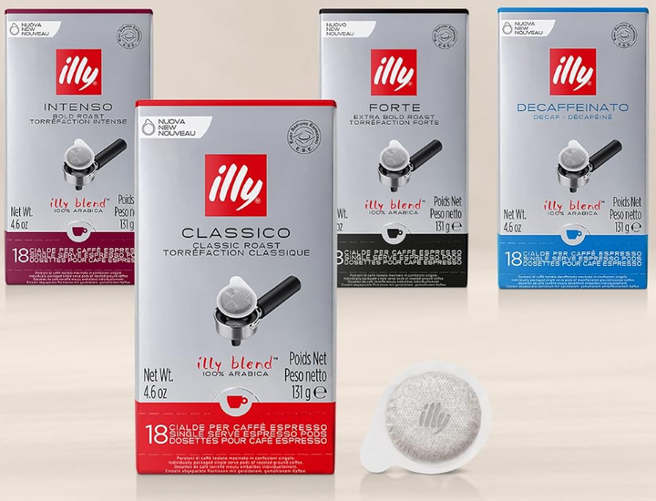 Кофе в чалдах ESE ILLY CLASSICO 100% Arabica (18 шт) - Фото 4 Кофе в чалдах ESE ILLY CLASSICO 100% Arabica (18 шт) - изображение 4