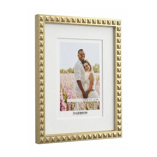 Фоторамка металева 15x20см GEDEON MF036G - Фото 3 Фоторамка металева 15x20см GEDEON MF036G - изображение 3