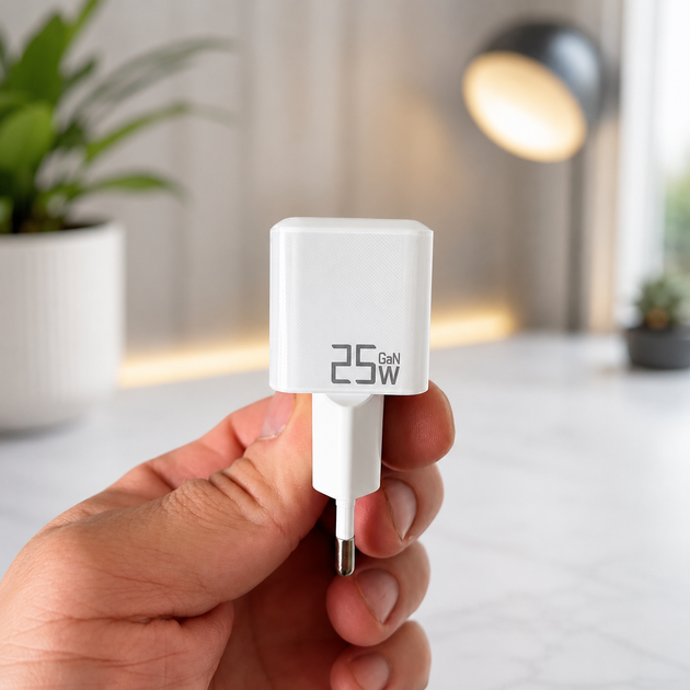 Зарядний пристрій 25W Type - c Power Adapter зарядний пристрій для айфону iPhone Apple - Фото 4 Зарядний пристрій 25W Type - c Power Adapter зарядний пристрій для айфону iPhone Apple - изображение 4