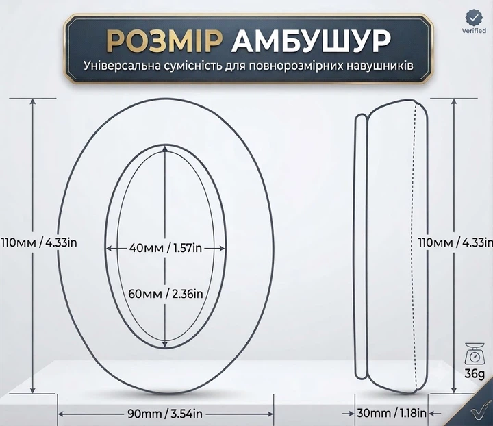 Амбушюры тканевые с эффектом памяти Audio-Technica ATH M20x, M30, M30x, M40x, M50, M50x, M50xBT, SX1 grey серые - Фото 4 Амбушюры тканевые с эффектом памяти Audio-Technica ATH M20x, M30, M30x, M40x, M50, M50x, M50xBT, SX1 grey серые - изображение 4