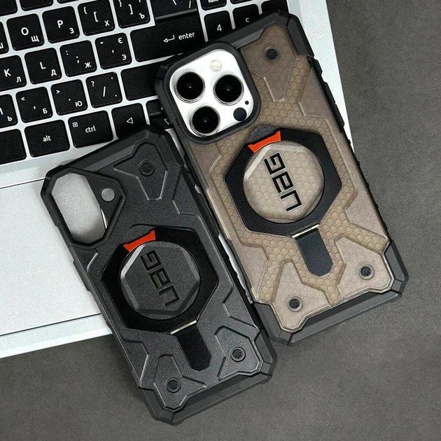 Чехол (накладка) Apple iPhone 13, UAG Plasma, MagSafe, Graphite, Серый - 753019 - Фото 4 Чехол (накладка) Apple iPhone 13, UAG Plasma, MagSafe, Graphite, Серый - 753019 - изображение 4