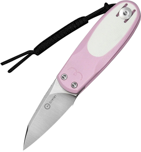 Нож Civivi Purr складной карманный Double Detent Slip Joint Nitro-V / G10 4.65 см Бело-розовый (C25054-4) - Фото 1 Нож Civivi Purr складной карманный Double Detent Slip Joint Nitro-V / G10 4.65 см Бело-розовый (C25054-4) - изображение 1