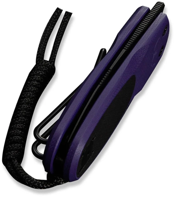 Нож Civivi Purr складной карманный Double Detent Slip Joint Nitro-V / G10 4.65 см Фиолетово-черный (C25054-3) - Фото 6 Нож Civivi Purr складной карманный Double Detent Slip Joint Nitro-V / G10 4.65 см Фиолетово-черный (C25054-3) - изображение 6