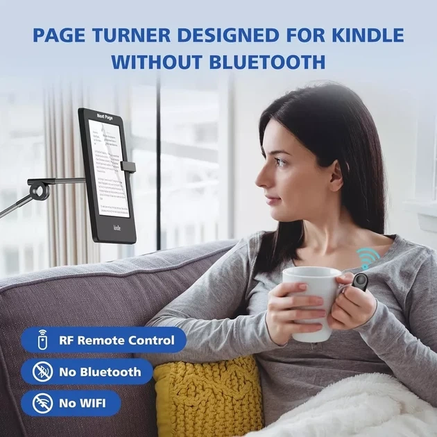 Універсальний пульт для перелистування сторінок RF Remote Control Page Turner - зображення 5