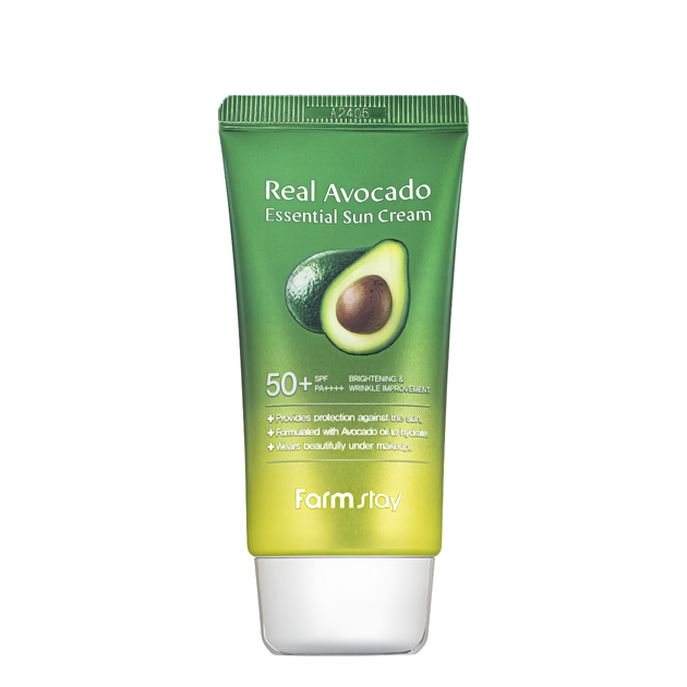 Солнцезащитный крем для лица FarmStay Real Avocado SPF 50+ PA++++ с авокадо 70 г - изображение 6