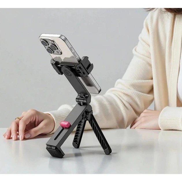 Тримач для телефону штатив Ulanzi MagLock Phone Holder Tripod MA89 UV-T169 Black - зображення 5