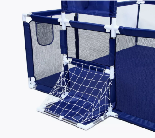 Дитячий ігровий манеж LEOBRO Multisport 120 x 180 см Синій (LB-1138) - зображення 4