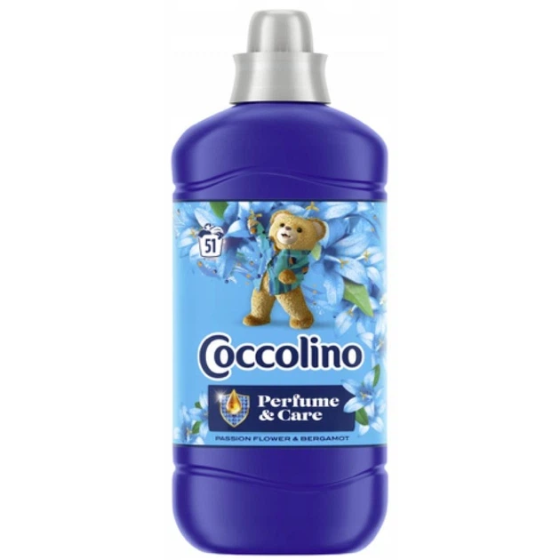Ополіскувач для білизни парфумований Coccolino Passion Flower&Bergamot 51 прання Квіти пристрасті та бергамот 1250мл - Фото 1 Ополіскувач для білизни парфумований Coccolino Passion Flower&Bergamot 51 прання Квіти пристрасті та бергамот 1250мл - изображение 1