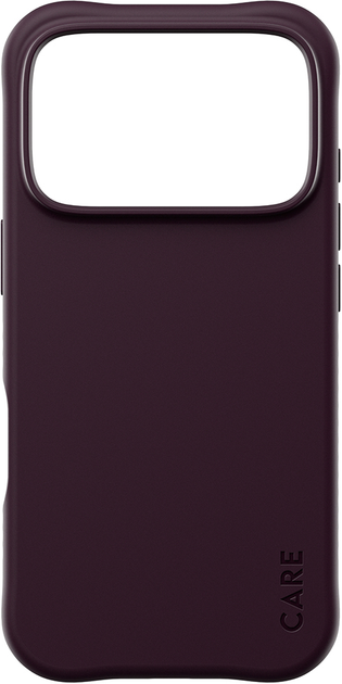 Etui CARE by PanzerGlass Fashionable Case Samba Black w. MagSafe do Apple iPhone 17 Pro Dark Cherry (CR57490) - obraz 3