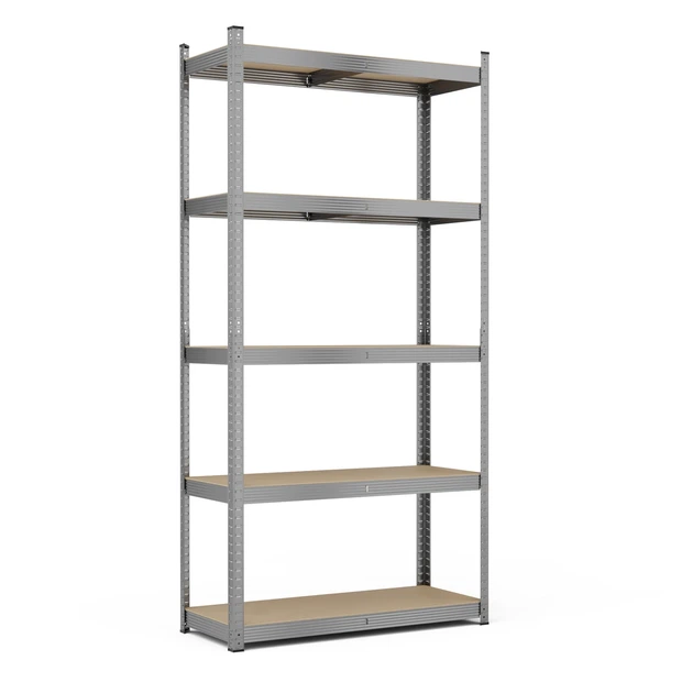 Стелаж металевий 2220x1100x450 мм оцинкований StahlPro 5 полиць МДФ - изображение 3