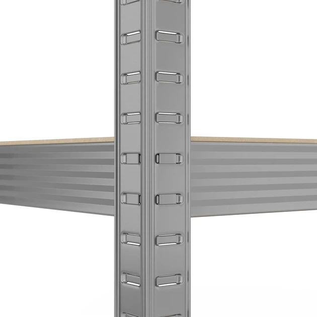 Стелаж металевий 2220x1100x450 мм оцинкований StahlPro 5 полиць МДФ - изображение 8