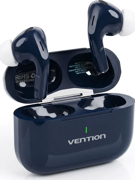 Навушники Vention Echo Lite E11 Plus Blue (NBVL0-Plus) - Фото 2 Навушники Vention Echo Lite E11 Plus Blue (NBVL0-Plus) - зображення 2