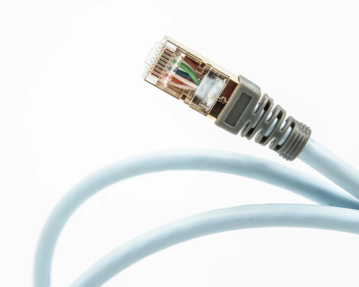 Патч-корд Ethernet Supra CAT 8 STP Patch FRHF 8 м Blue - изображение 4