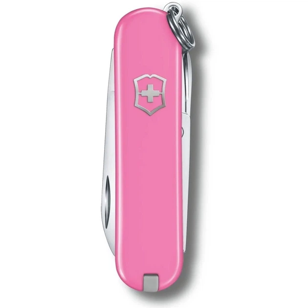 Складной нож Victorinox CLASSIC SD 7 функций 58х18х9 мм Cherry Blossom (Vx06223.51G) - Фото 4 Складной нож Victorinox CLASSIC SD 7 функций 58х18х9 мм Cherry Blossom (Vx06223.51G) - изображение 4