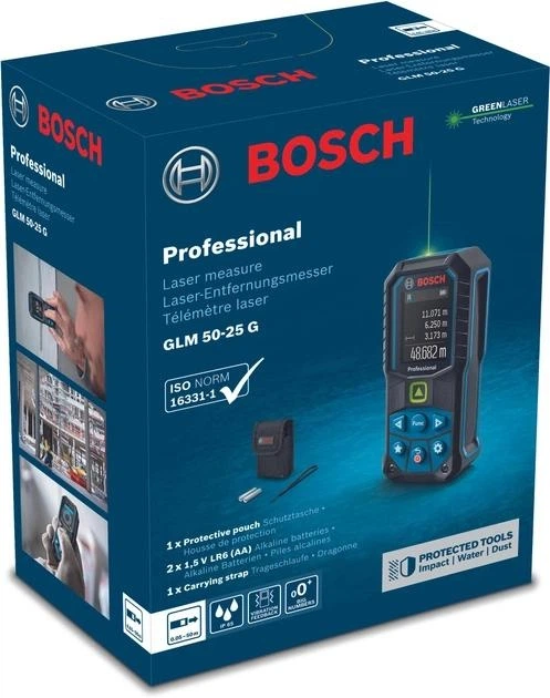 Лазерный дальномер Bosch GLM 50-23 G Professional 0601072V01 - изображение 3