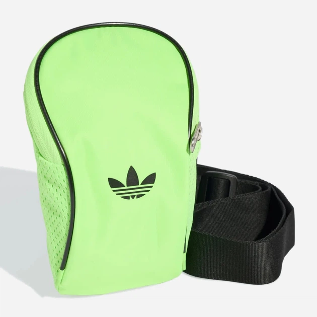 Спортивная сумка слинг через плечо мужская тканевая Adidas 551639315 Салатовая (1159855963) - изображение 3