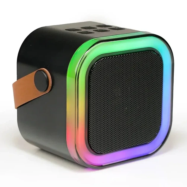 Караоке-система K12 з двома мікрофонами, Bluetooth, чорна - зображення 7