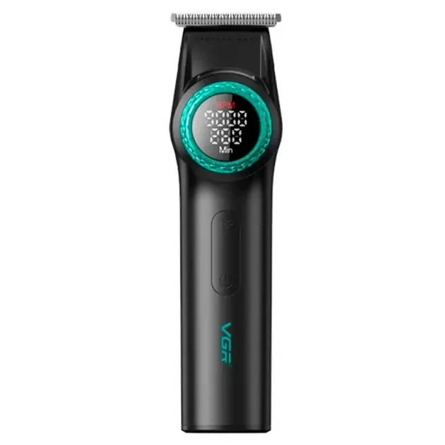 Триммер VGR V-977 BLACK, регулировка мощностей 6000 - 8000 PRM, 2500 mAh, 4 насадки, LED display - изображение 5