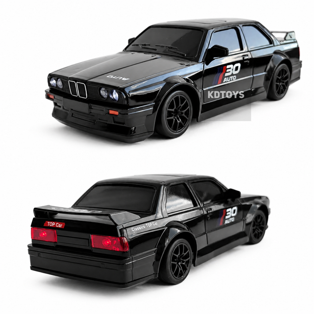 Машинка для дрифта на радиоуправлении БМВ М3 4WD дрифт машина BMW M3 свет, неоновая подсветка 21 см Черный - Фото 3 Машинка для дрифта на радиоуправлении БМВ М3 4WD дрифт машина BMW M3 свет, неоновая подсветка 21 см Черный - изображение 3