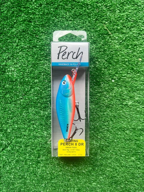 Воблер Perch 8 DR (80мм\14гр)(1,5-4.6м) - для тролінгу на щуку, жереха (8617-4) - зображення 2