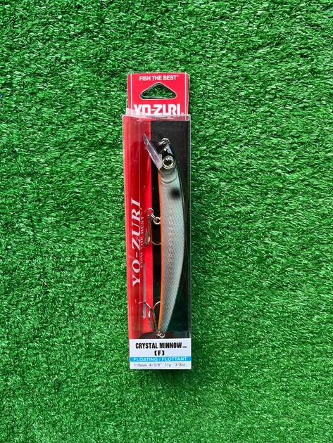 Воблер Crystal Minnow 110F 11g (0.7-1.0м) – плавающий, на щуку, окуня, судака (8619-2) - зображення 2