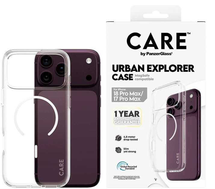 Etui Care by Panzer Glass Urban Explorer do iPhone 17 Pro Max White (CR82085) - obraz 3