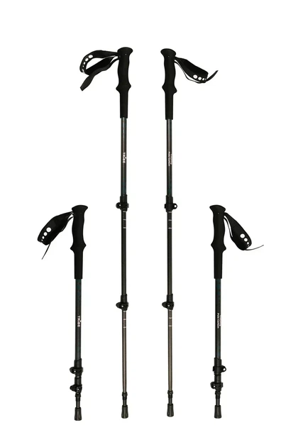 Трекінгові палиці Tribe Trekking Pole Carbon карбонові, телескопічні 65–135 см, Fast Lock, 2 шт (T-ME-0027-ocean) - изображение 2